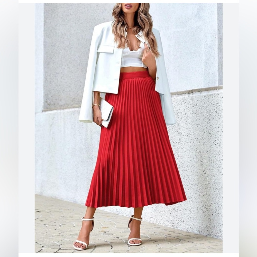 Kate Spade Vibrant Pink Midi Skirt